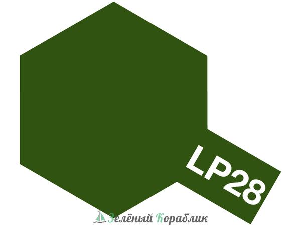 82128 Tamiya LP-28 Olive Drab (Оливковый серый) краска лаковая, 10 мл