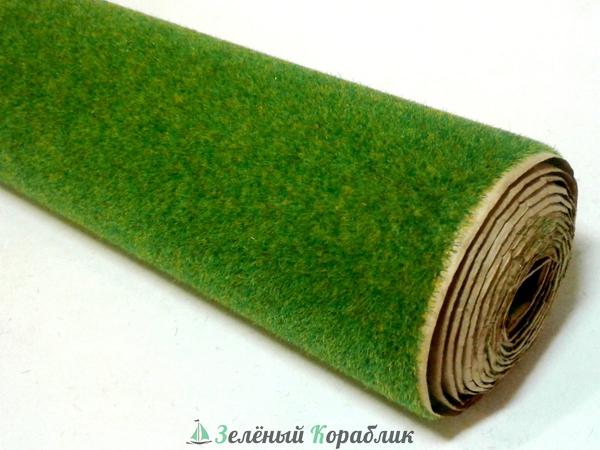 D20004-4 Рулонная трава для макета (листы), летний, зеленый (длина 700 мм, ширина 600 мм)