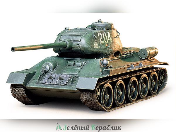 35138 Советский танк Т34/85, с двумя фигурами танкистов