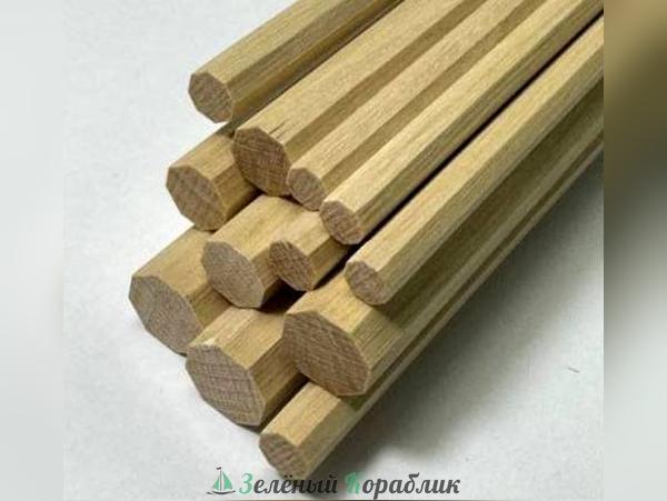 CV400 Заготовка восьмигранная, белый граб (длина 400 мм, диаметр 9 мм), 1 шт.