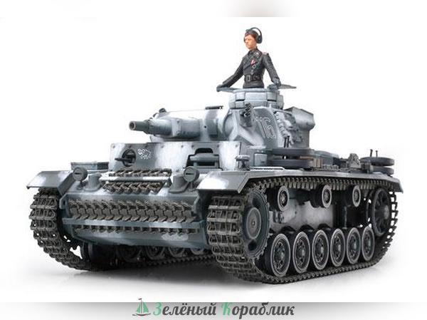 35290 1/35 Танк Pz.Kpfw III Ausf N, c металлическим стволом, фототравлением и одной фигурой