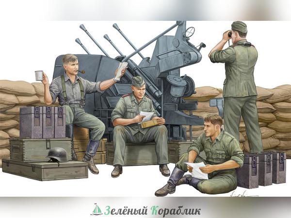 TR00432 Солдаты German Anti-Aircraft Gun Crew