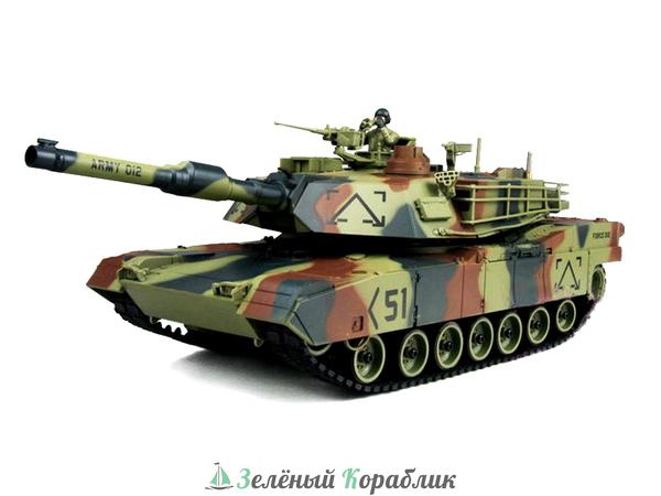 HQ781-10 Р/У танк Huan Qi 1:28 M1A2 Abrams, 27/40МГц, стреляет шариками