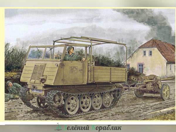 6684D Немецкая артиллерия тягач+пушка ПАК38