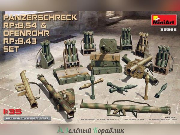 MNA35263 Аксессуары panzerschreck rpzb.54 & ofenrohr rpzb.43 set