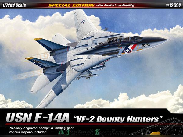 AC12532 Американский самолёт F-14A VF-2 Bounty Hunters