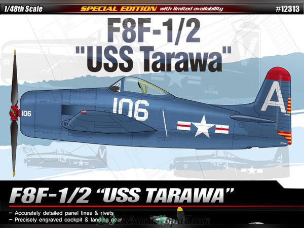 AC12313 Американский самолёт F8F-1/2 Bearcat USS Tarawa