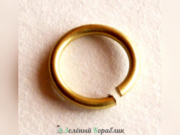 AL8622 Кольцо, латунь, диаметр 8 мм, 25 шт
