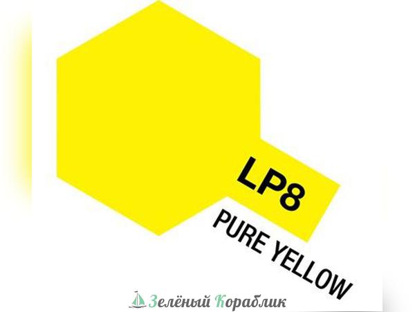82108 Tamiya LP-8 Pure Yellow (Желтый, глянцевый) краска лаковая, 10 мл