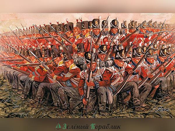 6095IT Британская пехота. 1815 г. British infantry 1815