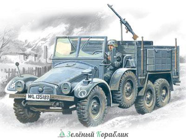ICM-72451 Германский легкий грузовой автомобиль Krupp L2H143 Kfz70