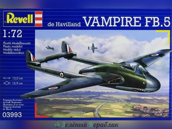 03993 Самолет De Havilland Vampire FB.5