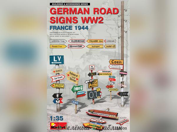 MNA35600 Аксессуары german road signs ww2 (france 1944)