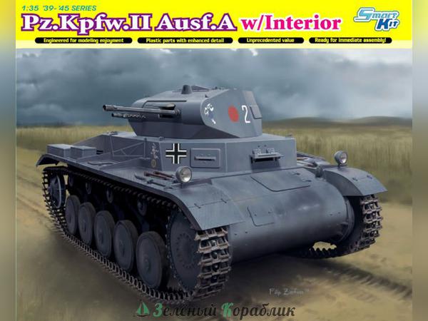 6687D Танк  Pz.Kpfw.II Ausf.A w/Interior