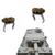 TG3818-026 Направляющие для дымовых гранат для танка Tiger (металл)