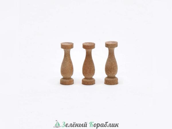 DV160 Пиллерсы «Кувшин» (груша) (высота 10 мм), 20 шт.