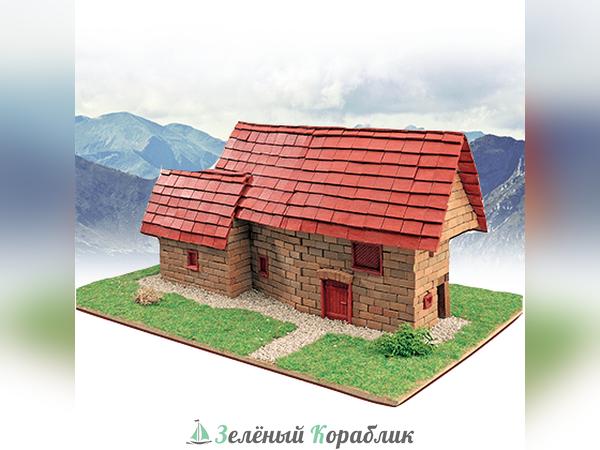 KR30333 Керамический конструктор из кирпичиков Keranova Дом простолюдинов, из обожженной глины