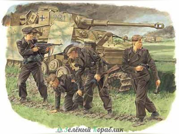 6129D Солдаты Panzer Crew Kursk 1943
