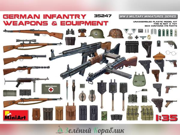 MNA35247 Аксессуары german infantry weapons & equipment