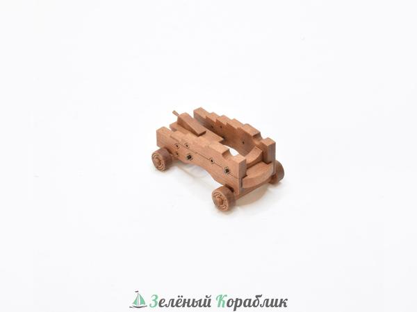 DV189 Станок для пушки (XIX век) (масштаб 1:64, длина 23 мм), 2 шт.