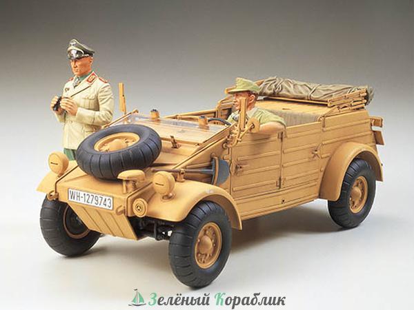 36202 Немецкий автомобиль Kubelwagen Type 82 (Africa Corps), с фигурой водителя и фельдмаршала Роммеля