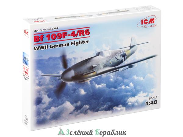 ICM-48107 Сборная модель самолета ICM 1/48 Германский истребитель Messerschmitt Bf 109F-4/R6 (48107)