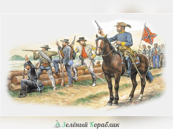 6014IT Солдаты  Confederate troops (American Civil War)