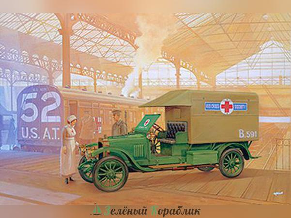 ROD717 Британский санитарный автомобиль Vauxhall D-type