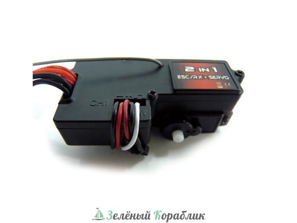 HTX-243RES Приемник 3 в 1 Himoto HTX-243RES 2.4G для коллекторных автомоделе Himoto E18