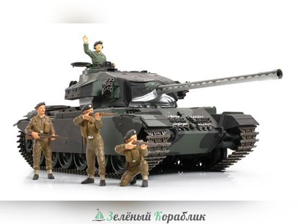 30614 1/25 Англ. танк Centurion Mk III (сборные гусеницы, рабочая подвеска, внутрення детал.салона, 5 фигур)