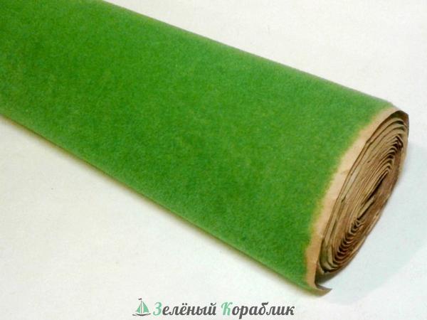 D20001-3 Рулонная трава для макета (листы),  зеленый (длина 400 мм, ширина 350 мм)