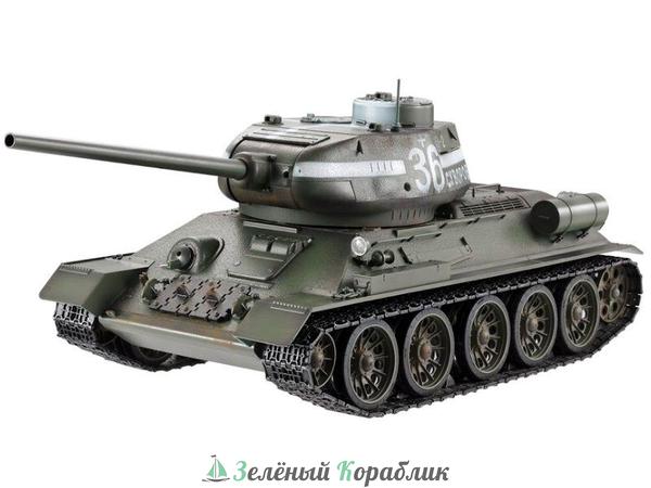 TG3909-1G-IR Р/У танк Taigen 1/16 T34-85 (СССР) (для ИК танкового боя) 2.4G (зеленый)