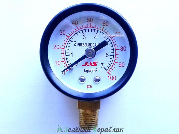 JAS1801 Манометр, 0-7 кг/см2