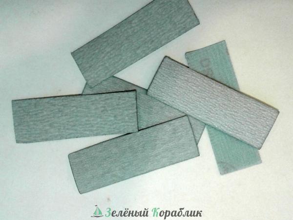 JAS4618 Набор наждачной бумаги на липучке, P600, P800, P1000, P1500, 30x90 мм, 8 шт