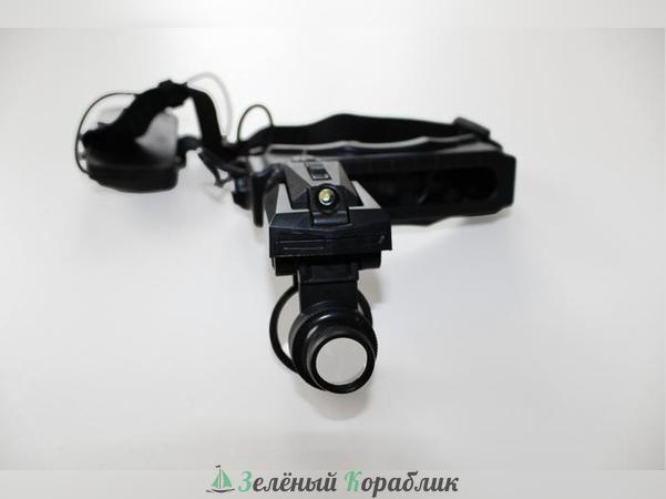 GL9892D Светодиодный головной фонарик со сменными лупами 5х, 8х и 20х
