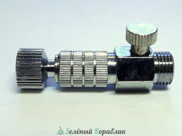 JAS3005 Муфта быстроразъемная + кран, G1/8"