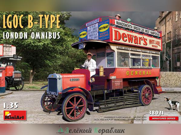MNA38021 Автомобиль LGOC B-Type London omnibus