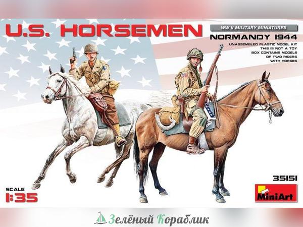 MNA35151 U.s. Horsemen. Normandy 1944