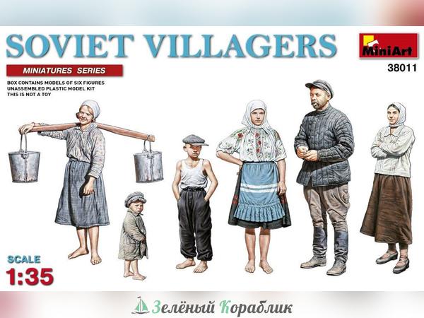 MNA38011 Фигуры  soviet villagers