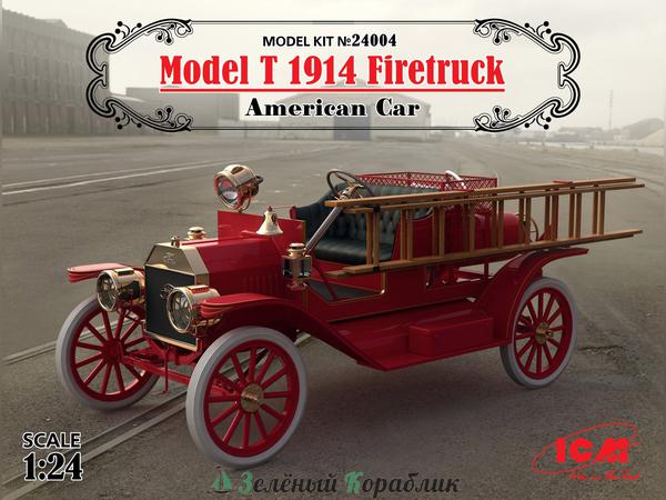 ICM-24004 Американский пожарный автомобиль Model T 1914 Firetruck