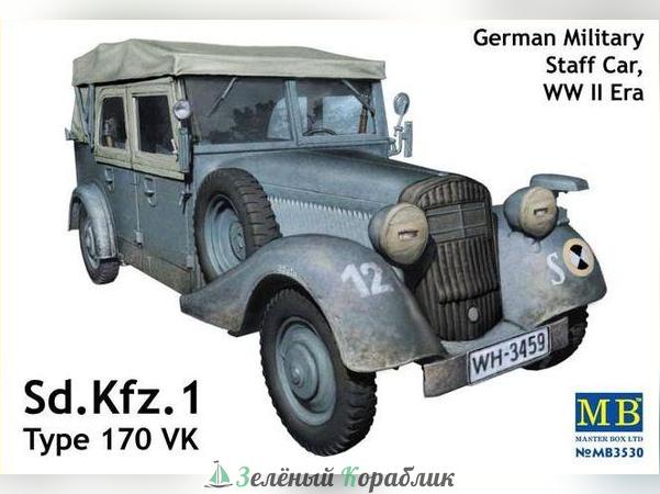 MB3530 Немецкий штабной автомобиль Sd.Kfz.1 / German staff car Sd.Kfz.1 Type 170 VK