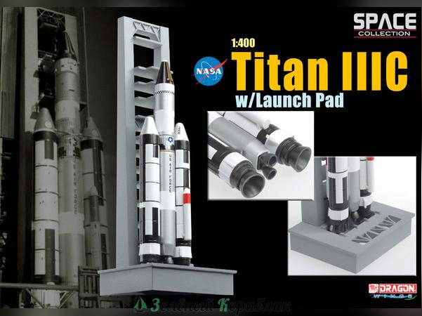 56228D Космический аппарат Титан IIIC со стартовой площадкой
