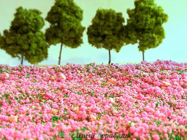 D20163 Цветочный ковер. Розовые цветы (объём 30 мл)