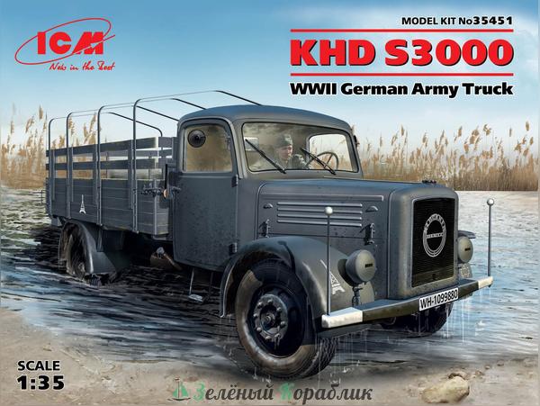 ICM-35451 Германский армейский грузовой автомобиль ІІ МВ KHD S3000