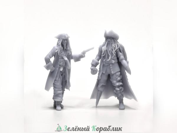 DV049 Набор фигурок «Джек Воробей и Дэйви Джонс» (масштаб 1:50), 2 шт.