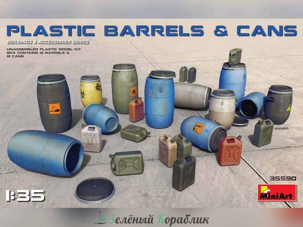 MNA35590 Аксессуары plastic barrels & cans