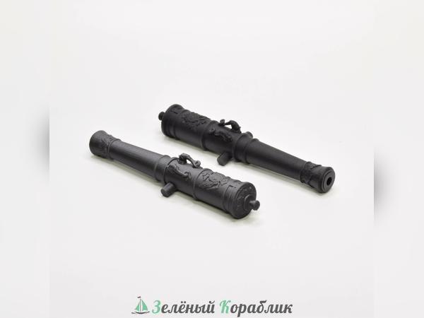 DV184 Русская пушка (XVIII век) (масштаб 1:72, длина 40 мм), 2 шт.