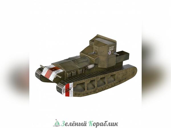 UB252-01 Сборная модель из картона. Средний танк Mk A "WHIPPET" 1917-1918 (машина PKKA 1920-е годы)