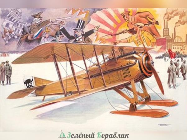 ROD617 Самолёт Spad VII с.1 with Russian skies