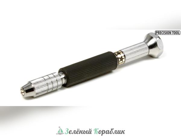 74112 Fine Pin Vise D - ручка-зажим для свёрл диам. от 0,1-3,2мм с резиновой накладкой.